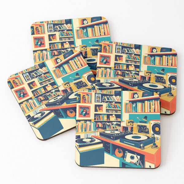 Item preview, Retro Vinyl records from the 70's and 80's designed and sold by Wit & Wear Company.