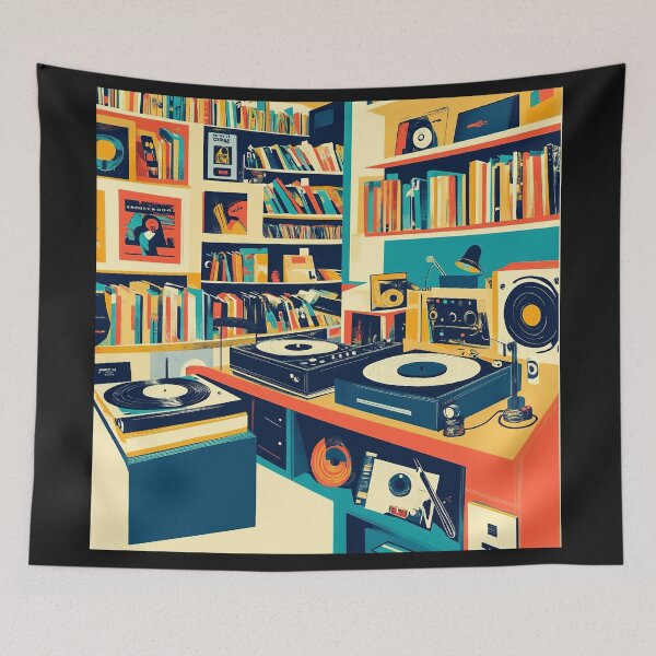 Item preview, Retro Vinyl records from the 70's and 80's designed and sold by Wit & Wear Company.