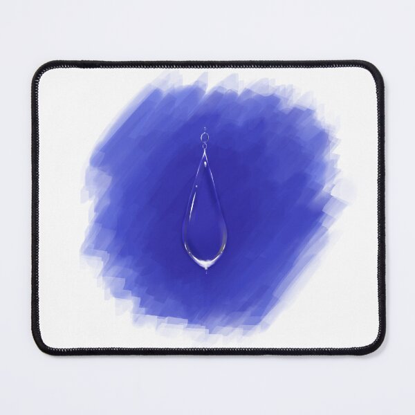 Item preview, Water dropping blue painting designed and sold by Wish Design.