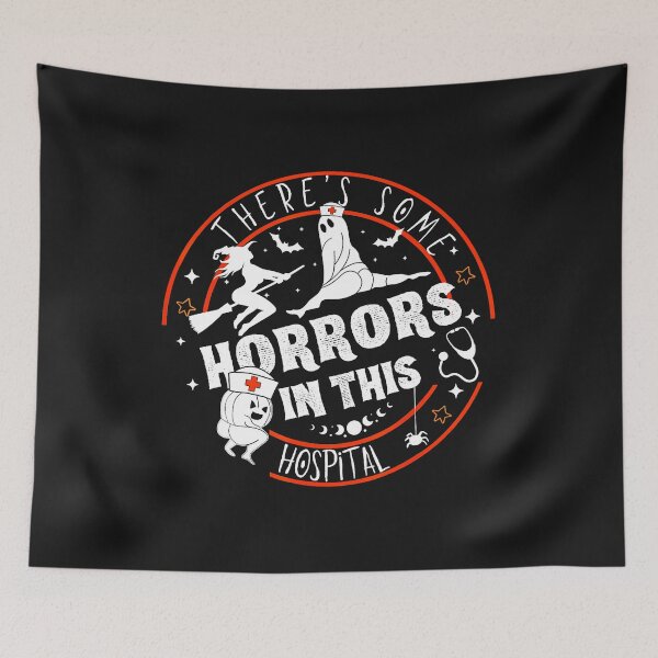 Item preview, Funny Nurse Halloween There's Some Horrors In This Hospital designed and sold by SavannalCronam.