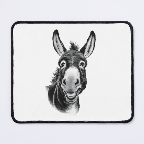 Item preview, Smiling donkey. designed and sold by MyHappyArtShop.