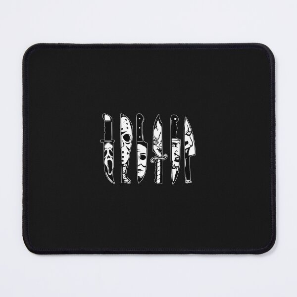 Item preview, Horror Movie Characters in Knives, Funny Halloween Films designed and sold by SavannalCronam.