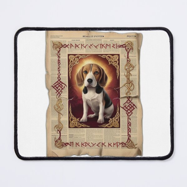 Item preview, Antique Beagle Illustration on Aged Parchment designed and sold by NeatThingLover.