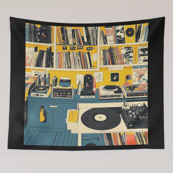 Item preview, Retro Vinyl records from the 70's and 80's designed and sold by Wit & Wear Company.