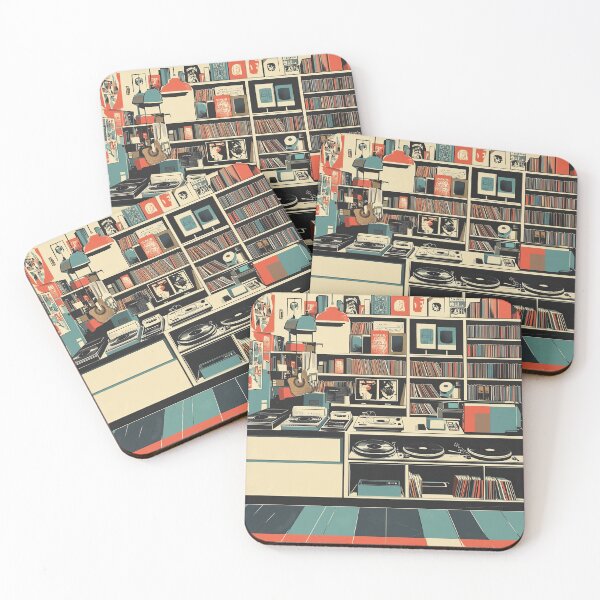 Item preview, Retro Vinyl records from the 70's and 80's designed and sold by Wit & Wear Company.