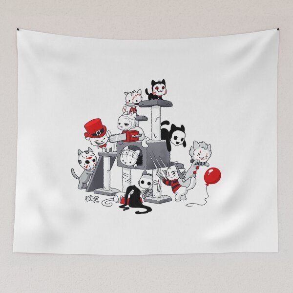 Item preview, Horror Movies Cat Funny Halloween designed and sold by SavannalCronam.