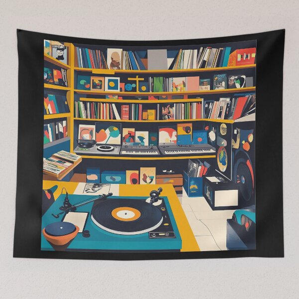 Item preview, Retro Vinyl records from the 70's and 80's designed and sold by Wit & Wear Company.