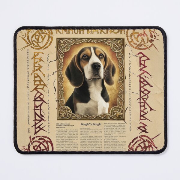 Item preview, Aged Parchment Beagle Illustration designed and sold by NeatThingLover.