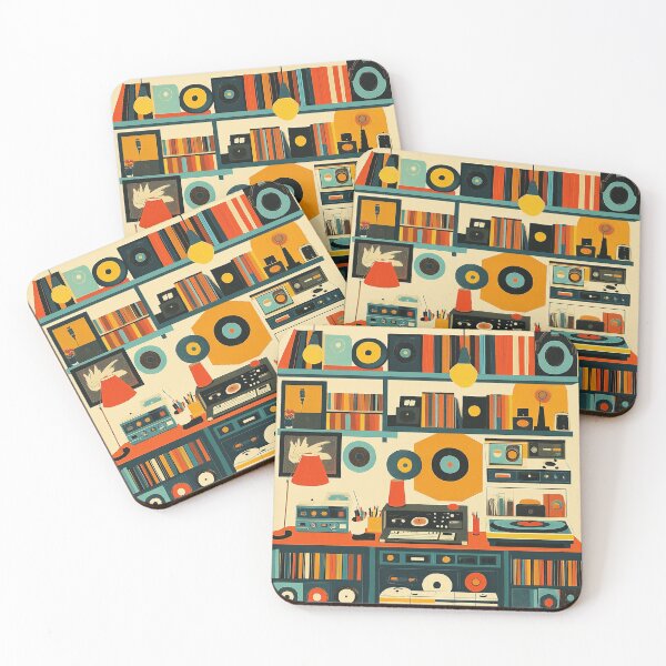Item preview, Retro Vinyl records from the 70's and 80's designed and sold by Wit & Wear Company.