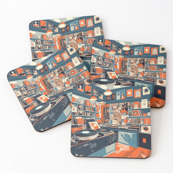 Item preview, Retro Vinyl records from the 70's and 80's designed and sold by Wit & Wear Company.
