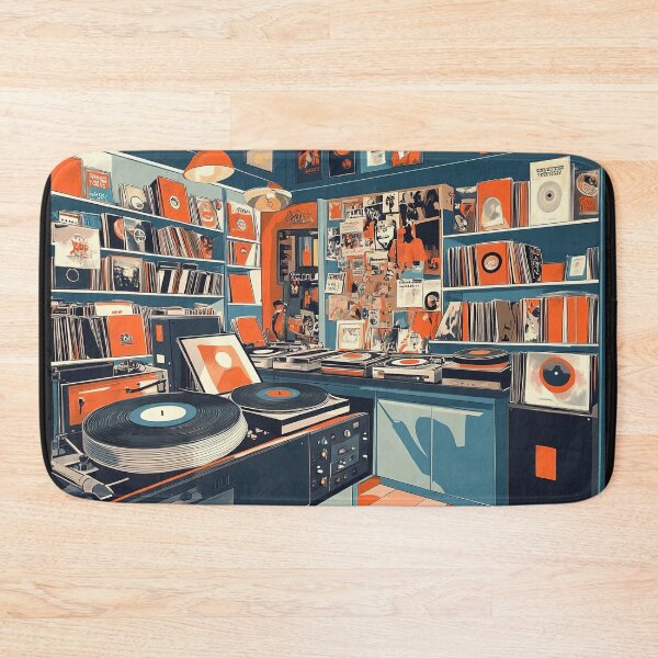 Item preview, Retro Vinyl records from the 70's and 80's designed and sold by Wit & Wear Company.
