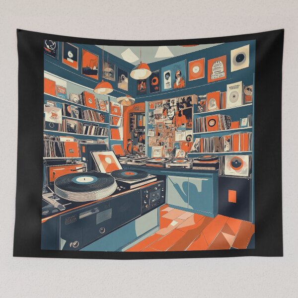 Item preview, Retro Vinyl records from the 70's and 80's designed and sold by Wit & Wear Company.