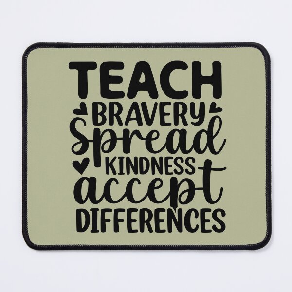 Item preview, Teach Accept Differences designed and sold by UniqVibe.