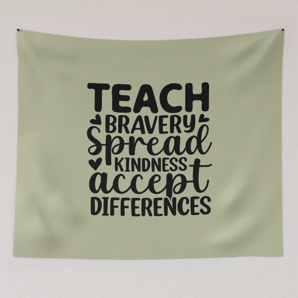 Item preview, Teach Accept Differences designed and sold by UniqVibe.