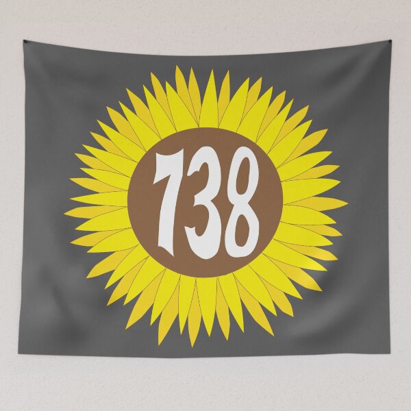 Item preview, Hand Drawn California 738 Area Code Sunflower designed and sold by itsrturn.