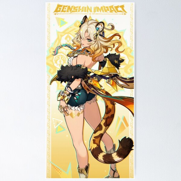 Item preview, Xilonen poster, Genshin Impact designed and sold by Astral Drop.