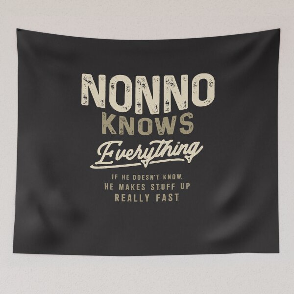 Item preview, Nonno Knows Everything - Grandparents Day designed and sold by cidolopez.
