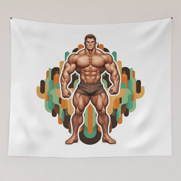 Item preview, New Series: Bodybuilder Sticker #33 designed and sold by ForeverPrintsOK.