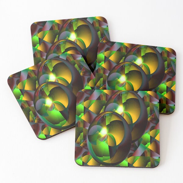 Item preview, Green Ovals designed and sold by AllArtTaide.