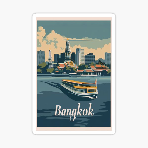 Item preview, Bangkok Eternal: Illustrated Memories designed and sold by MidArtForge.