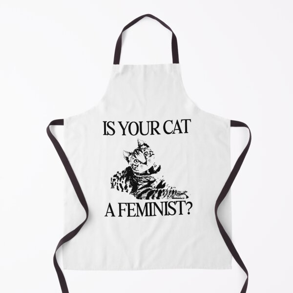 Item preview, is your cat a feminist? funny cat quote designed and sold by bua ✦.