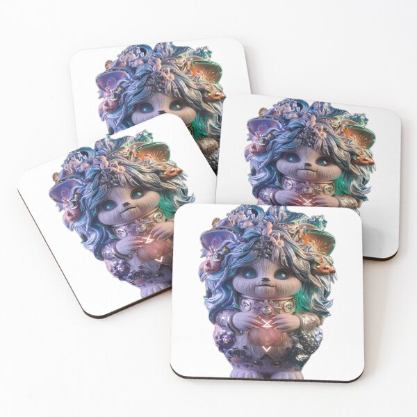 Item preview, Magical Hairy Creatures of Fantasy Land " EL JAL-MAL " designed and sold by MUV3.