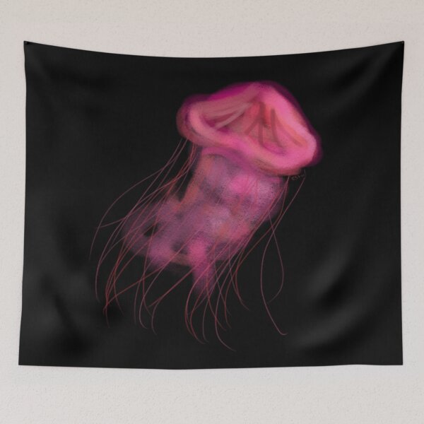 Item preview, Pink Meanie Jellyfish designed and sold by E-Shu.