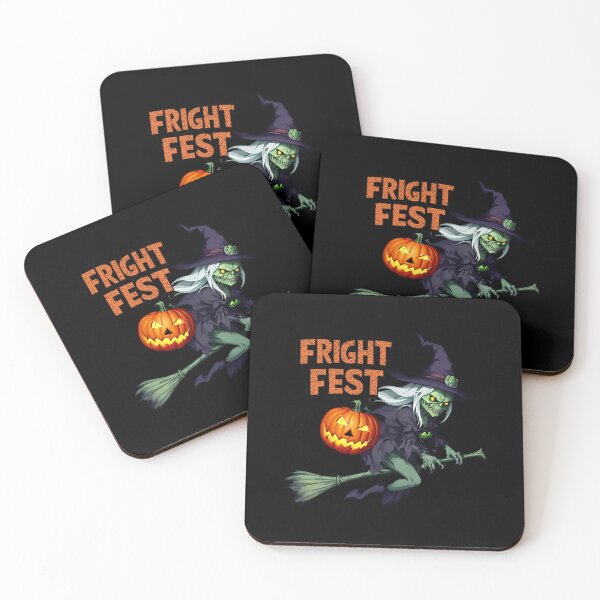 Item preview, Fright Fest: Wicked Witch & Pumpkin designed and sold by WitMeme.