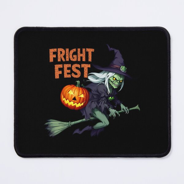 Item preview, Fright Fest: Wicked Witch & Pumpkin designed and sold by WitMeme.