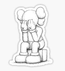 Kaws sad Sticker