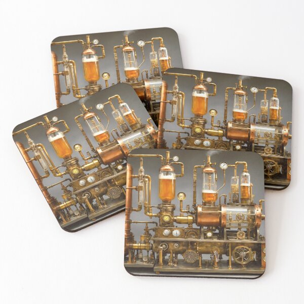 Item preview, Steampunk - Beermaker - The wonders of beer making designed and sold by Mike Savad Photography.