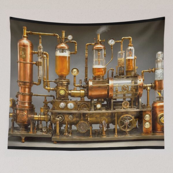Item preview, Steampunk - Beermaker - The wonders of beer making designed and sold by Mike Savad Photography.