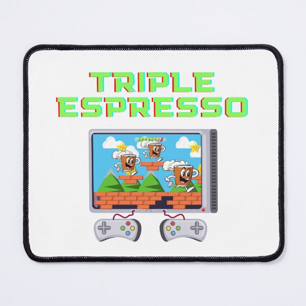 Item preview, TRIPLE ESPRESSO VIDEOGAME designed and sold by cami gallo.