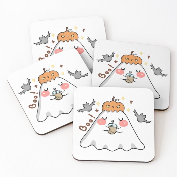 Item preview, Bubble Milk Tea Ghost, Coffee Ghost, Cute Halloween Ghost designed and sold by MaypanaShop.
