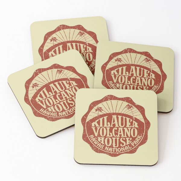 Item preview, Vintage Hawaii - Kilauea Volcano House Hotel - travel worn, aged finish. designed and sold by retropetrol.
