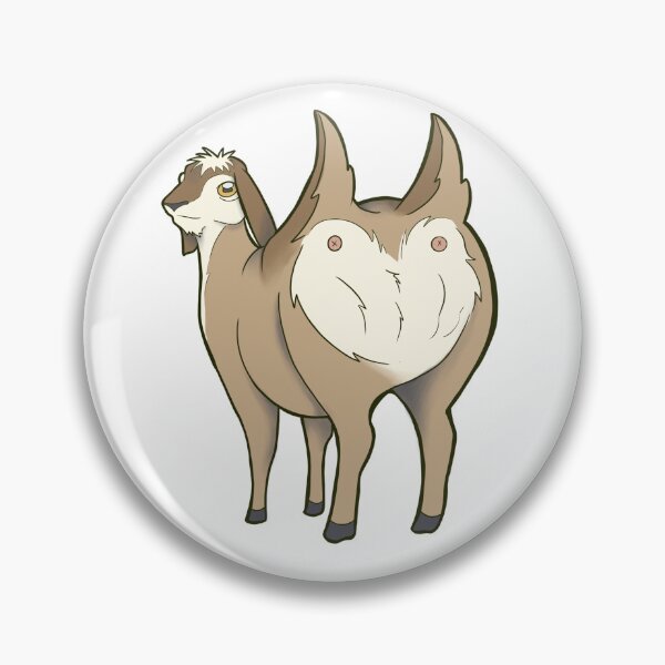 Item preview, Twobutted goat designed and sold by HoodRatSwagger.