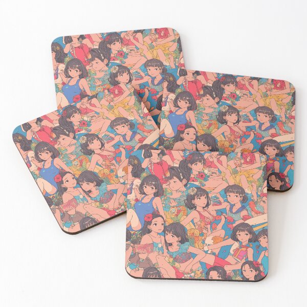 Item preview, Anime Summer Vibes Collage designed and sold by KazyWeeb.