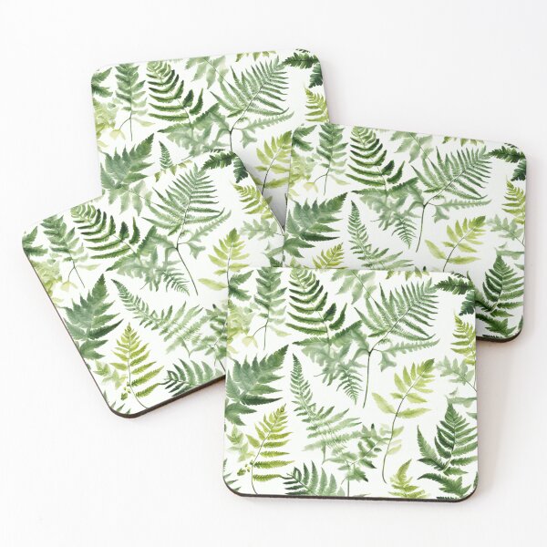 Item preview, Green Botanical Imprint Pattern designed and sold by BirdsnStuff.