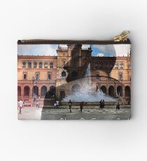 Plaza De España Seville - Text Studio Pouch