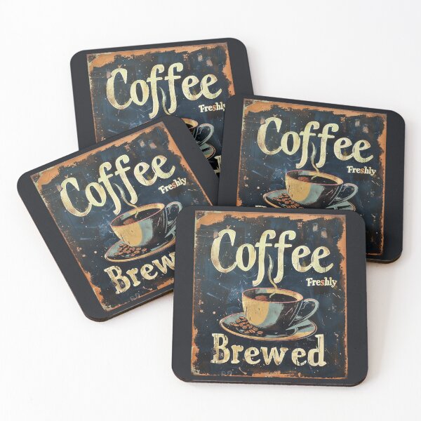 Item preview, A Vintage Poster of Coffee Freshly Brewed designed and sold by GoodOldVintage.