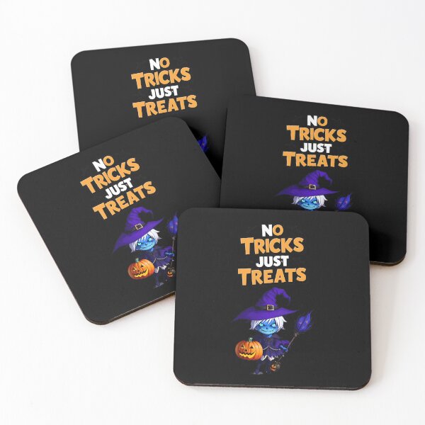 Item preview, No Tricks Just Treats: Chibi Witch & Pumpkin designed and sold by WitMeme.