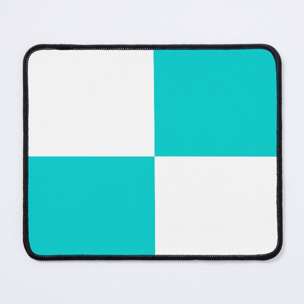 Item preview, Quarters - White and Cyan designed and sold by JustPatterns2.