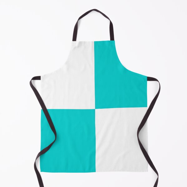 Item preview, Quarters - White and Cyan designed and sold by JustPatterns2.