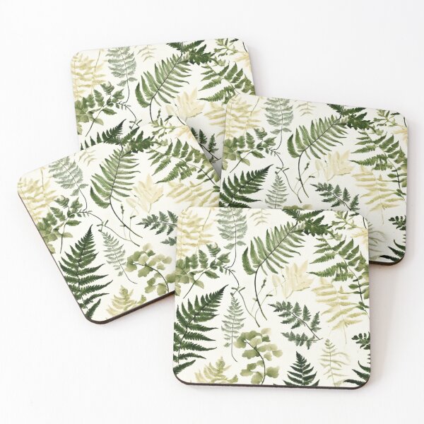 Item preview, Green Botanical Imprint Pattern designed and sold by BirdsnStuff.