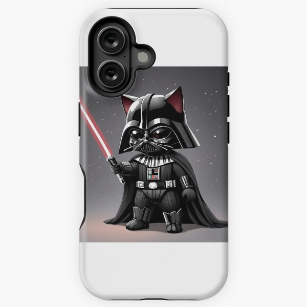 Vista previa del artículo con la obra «Gatito Darth Vader», diseñado y vendido por mandaloryan.