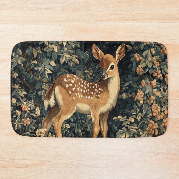 Item preview, Forest Elegance: Renaissance Fawn Verdure Tapestry designed and sold by Octavia Soldani.