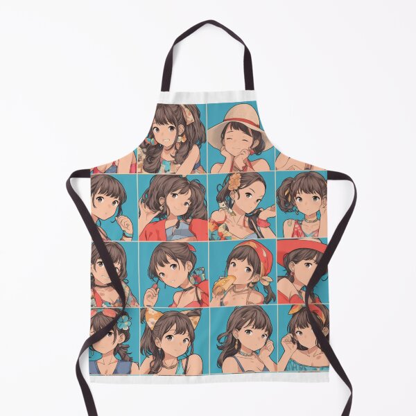 Item preview, Kawaii Summer Vibes Anime Collage designed and sold by KazyWeeb.