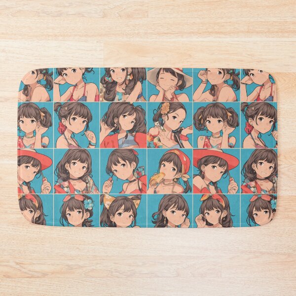Item preview, Kawaii Summer Vibes Anime Collage designed and sold by KazyWeeb.