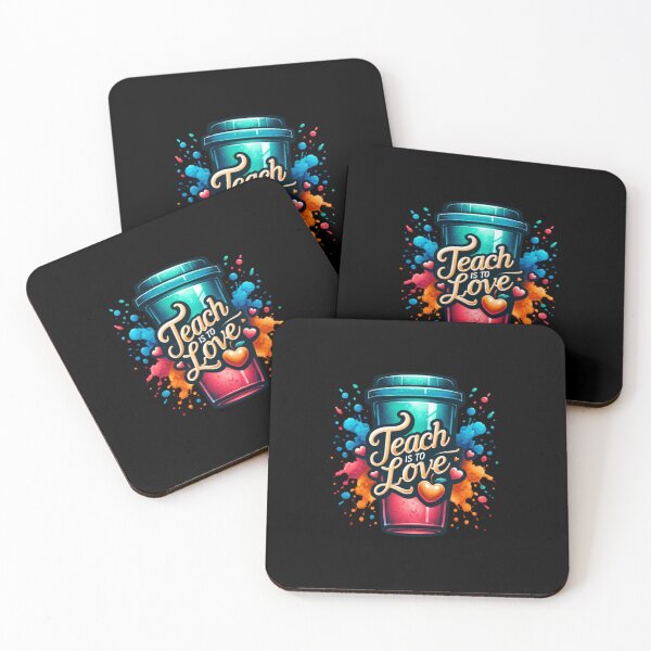 Item preview, Teach Is to Love – Coffee Design for Educators designed and sold by artedigital99.
