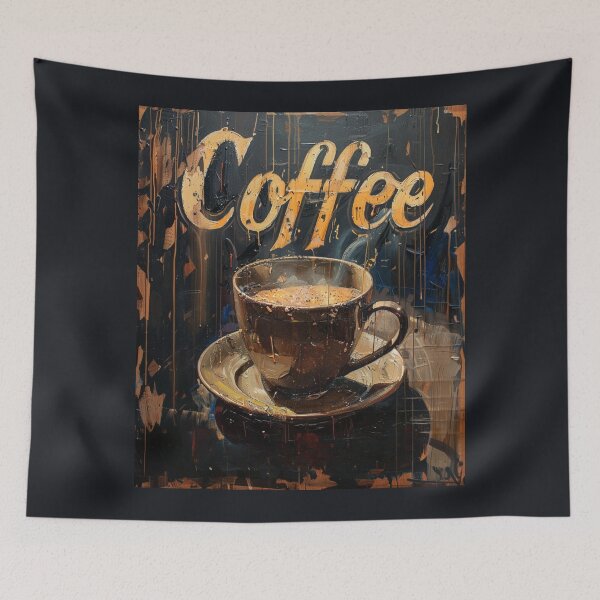 Item preview, A Vintage Poster of Coffee Freshly Brewed designed and sold by GoodOldVintage.